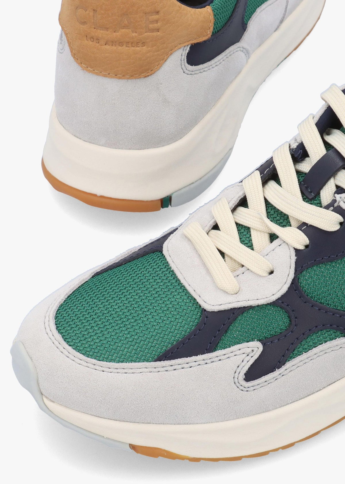 Clae Men's Zuma Quiet Grey Galapagos Suede Trainers