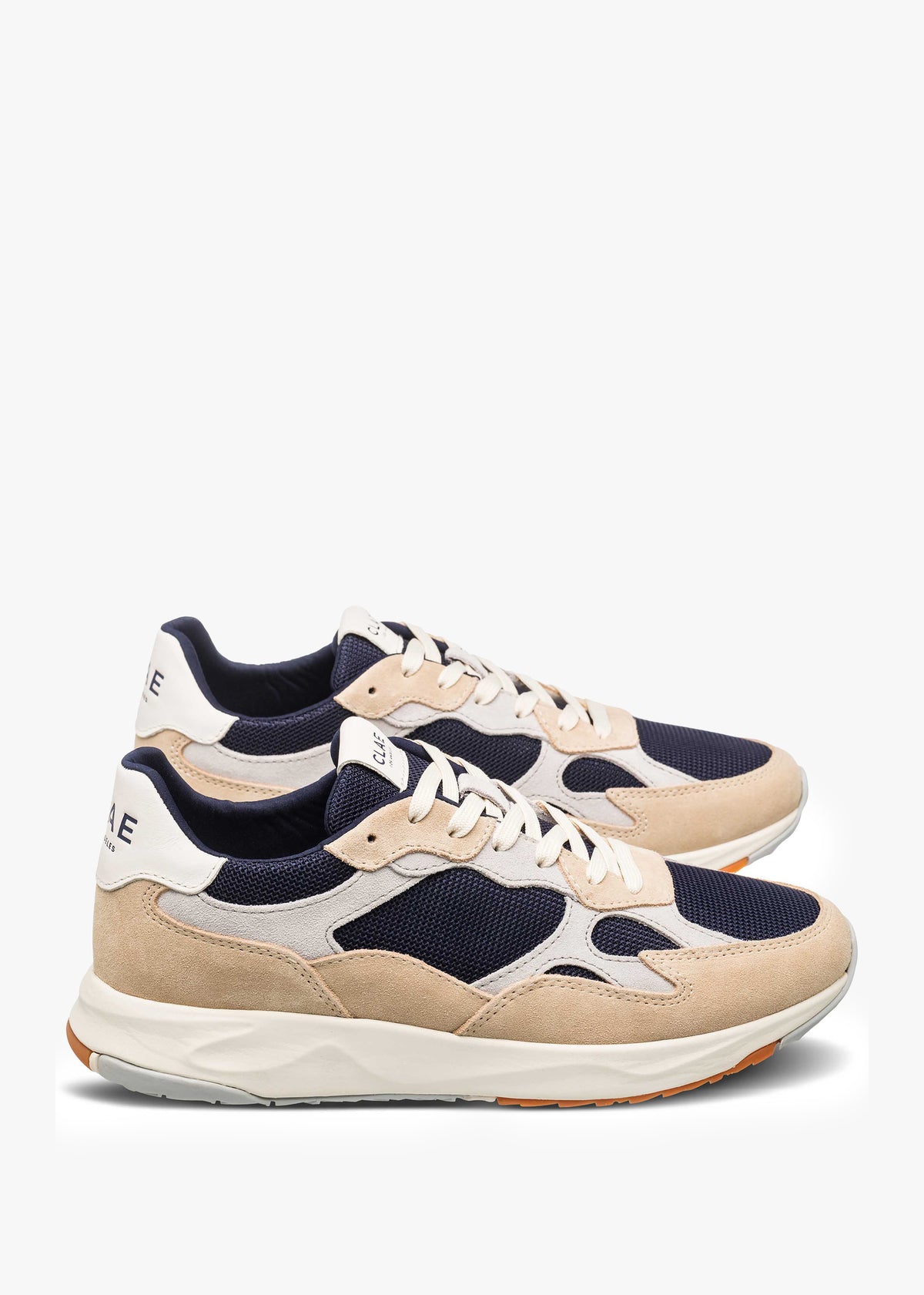 Clae Men's Zuma Safari Navy Suede Trainers