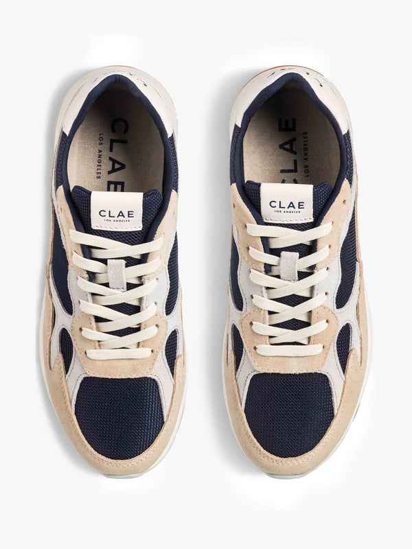 Clae Men's Zuma Safari Navy Suede Trainers