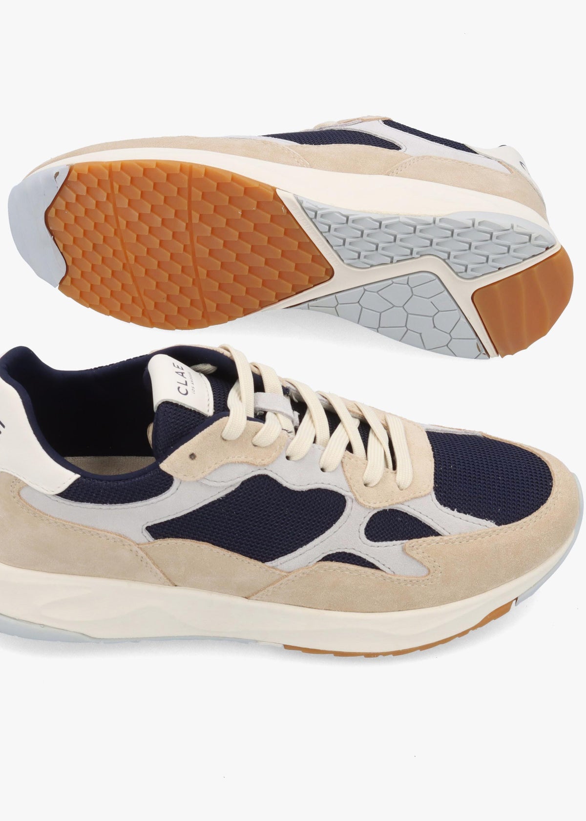 Clae Men's Zuma Safari Navy Suede Trainers