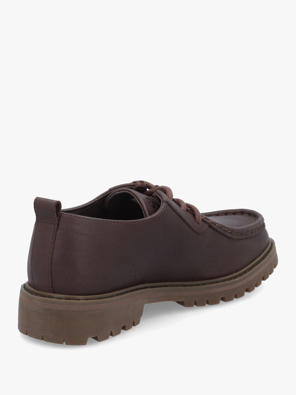 Clae Men's Morrison Antique Brown Leather Lace Up Shoes