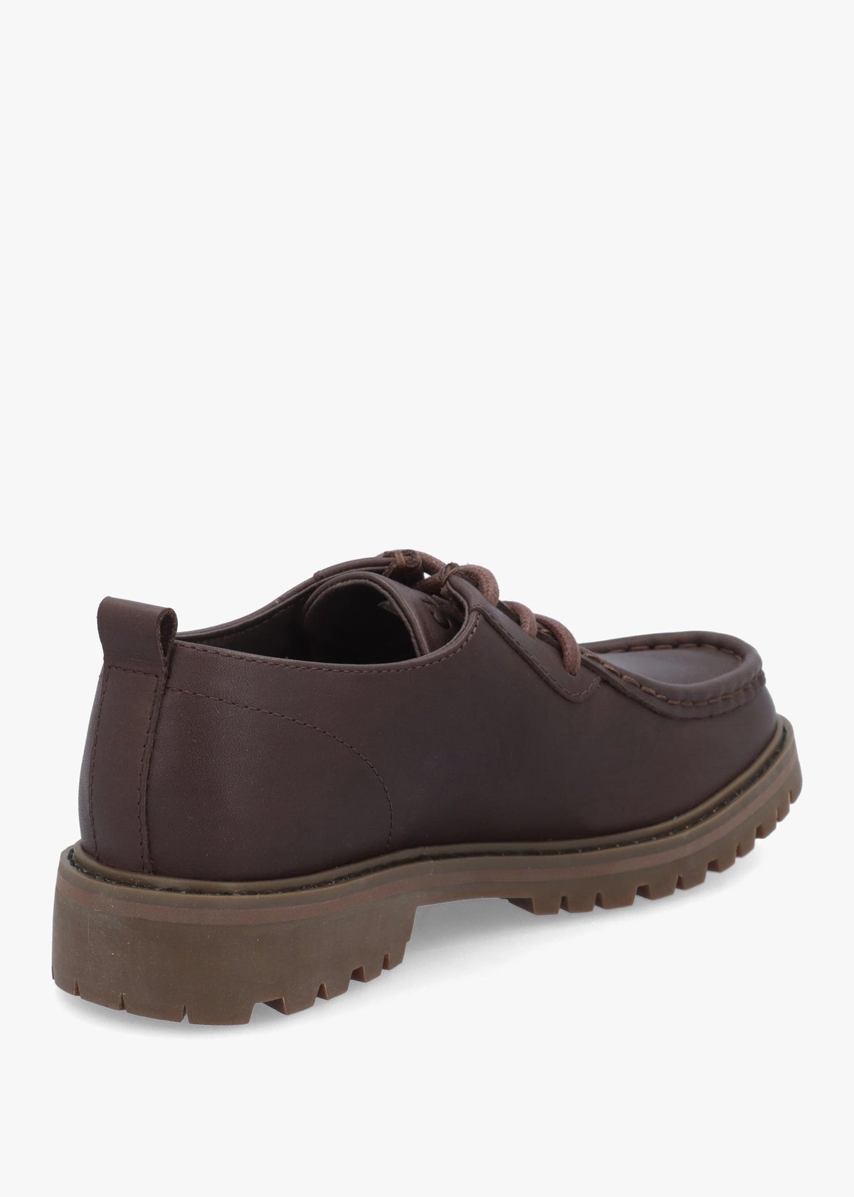 Clae Men's Morrison Antique Brown Leather Lace Up Shoes