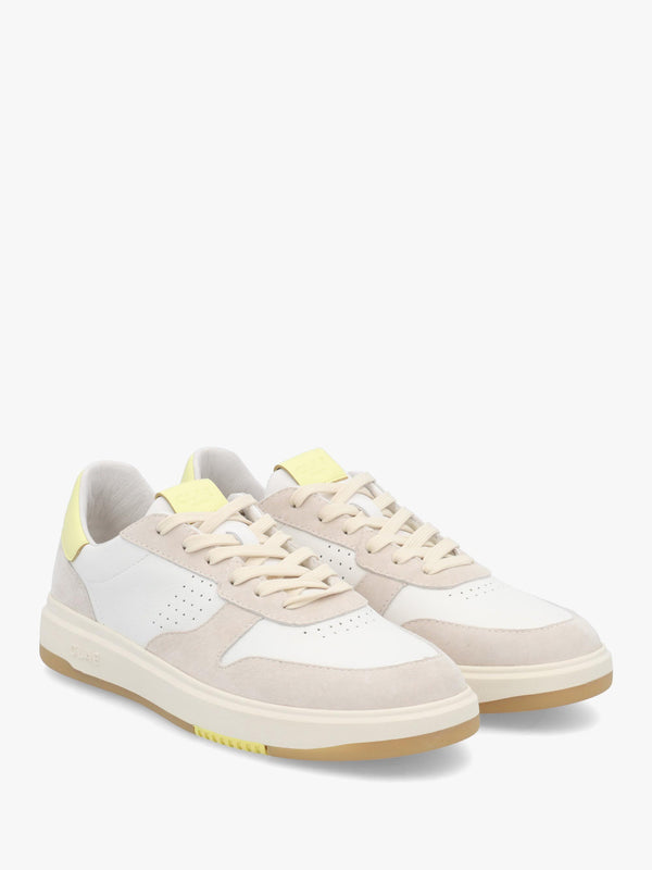Clae Men's Moses Off White Wax Yellow Trainers