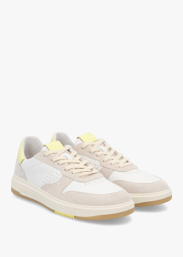 Clae Men's Moses Off White Wax Yellow Trainers