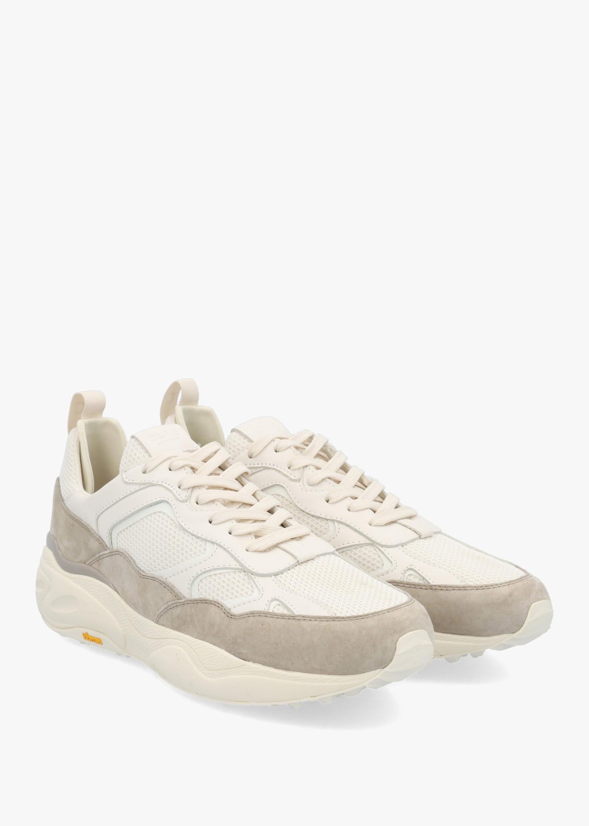 Clae Men's Salazar Off White Cashmere Trainers