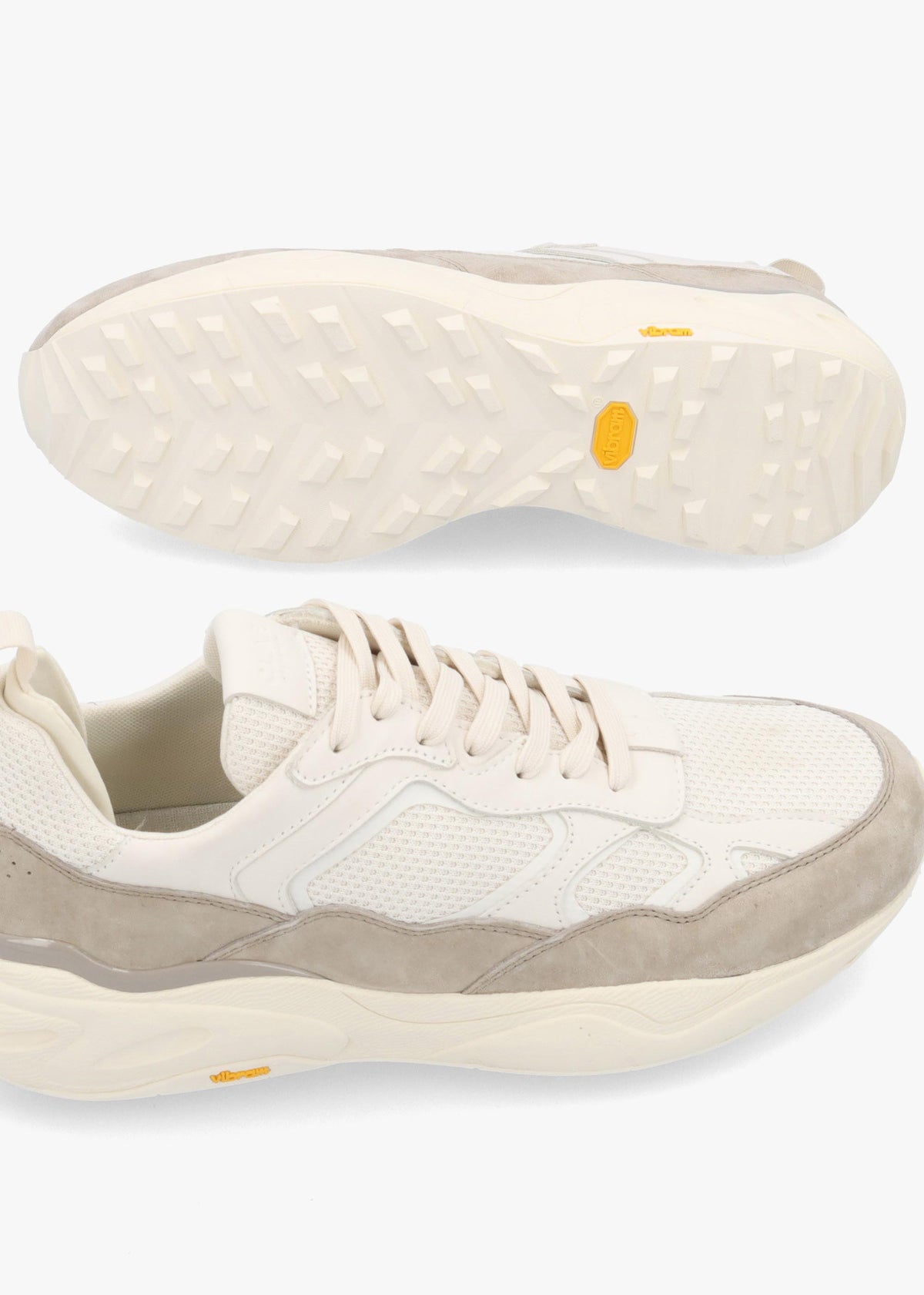 Clae Men's Salazar Off White Cashmere Trainers