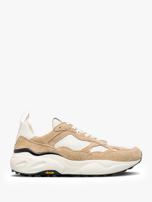 Unisex Salazaar Starfish Tan Suede & Recycled Mesh Trainers