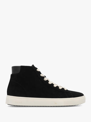 Clae Women's Black Suede High Top Trainers