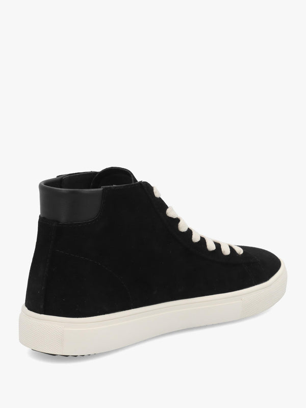 Clae Women's Black Suede High Top Trainers