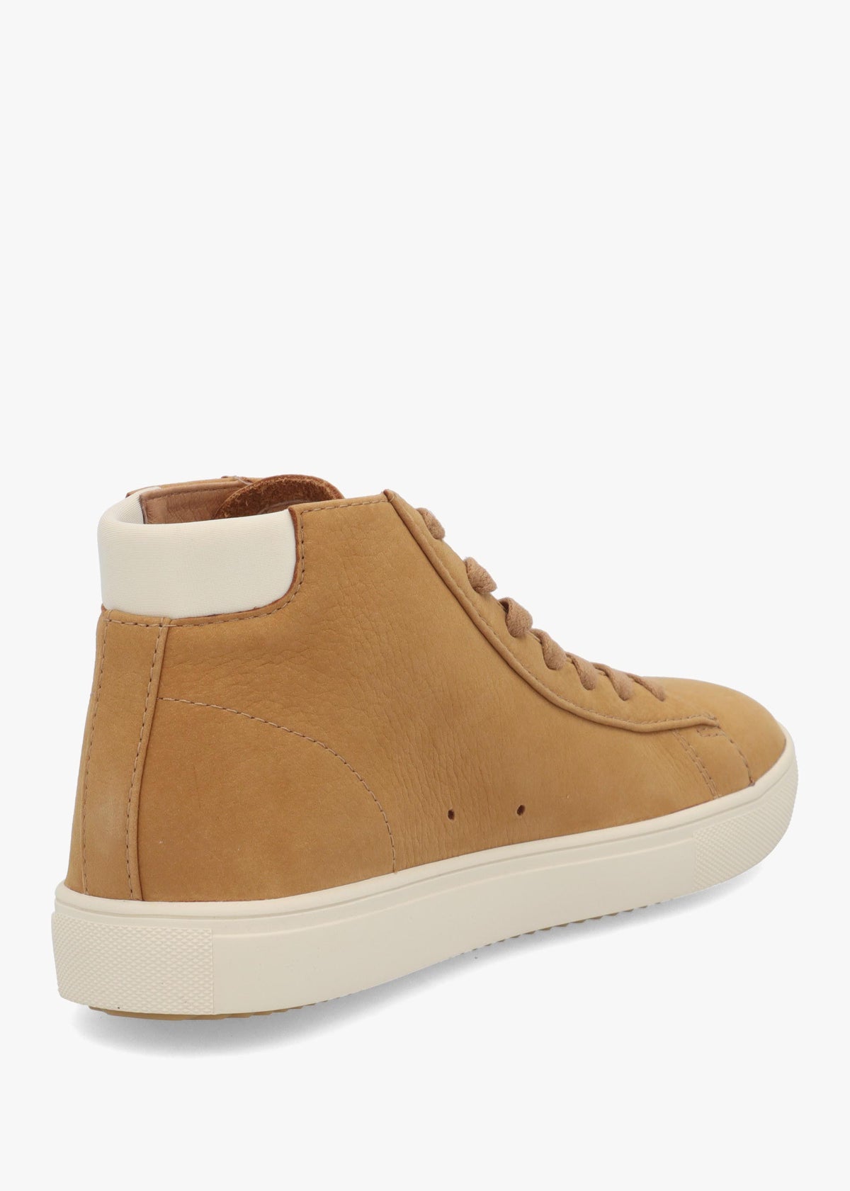 Clae Women's Tan Leather High Top Trainers