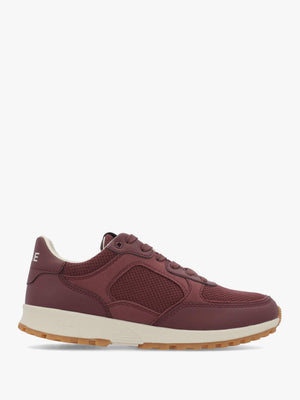 Women's Joshua Vegan Burgundy Trainers