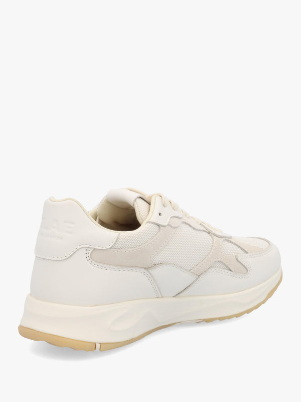 Clae Unisex Zuma Off White Light Natural Gum Leather Trainers