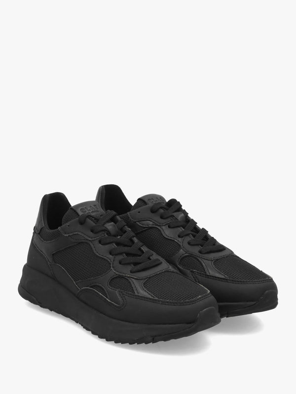 Clae Unisex Zuma Triple Black Leather Trainers