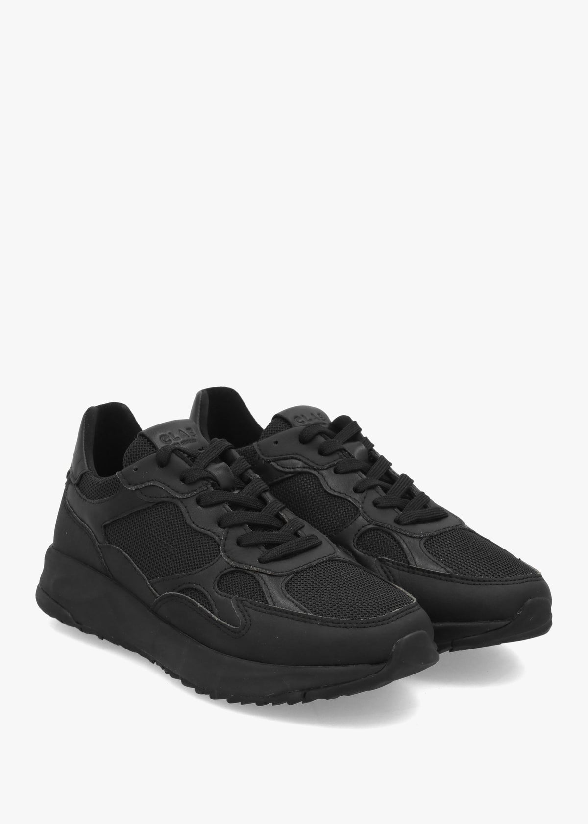 Clae Unisex Zuma Triple Black Leather Trainers
