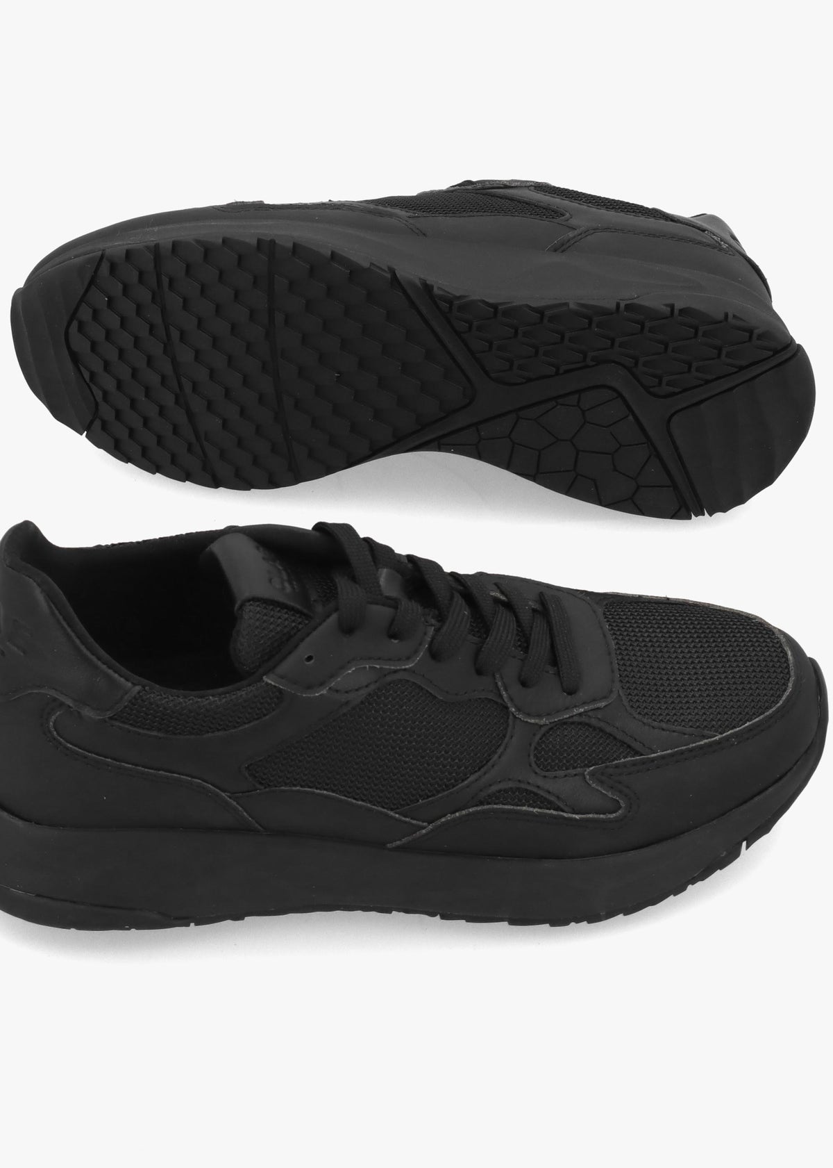 Clae Unisex Zuma Triple Black Leather Trainers