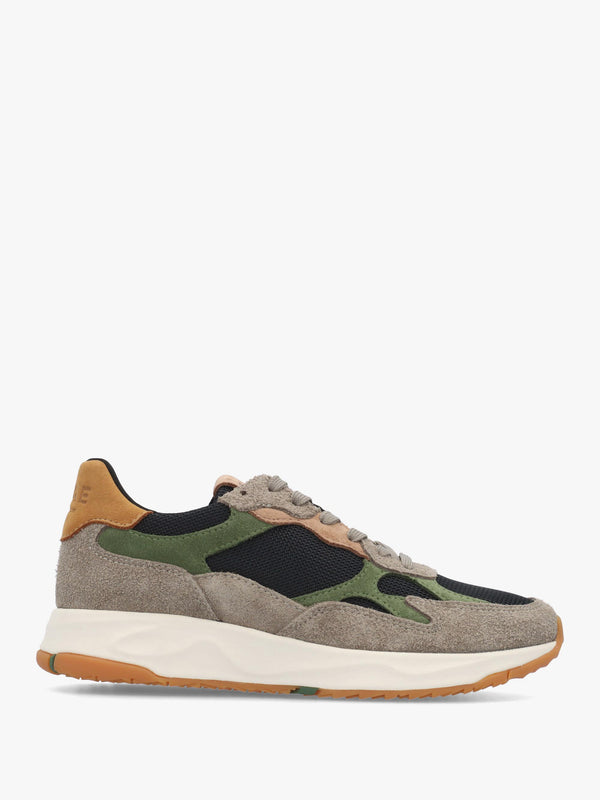 Clae Women's Zuma Fallen Rock Black Olive Suede Trainers