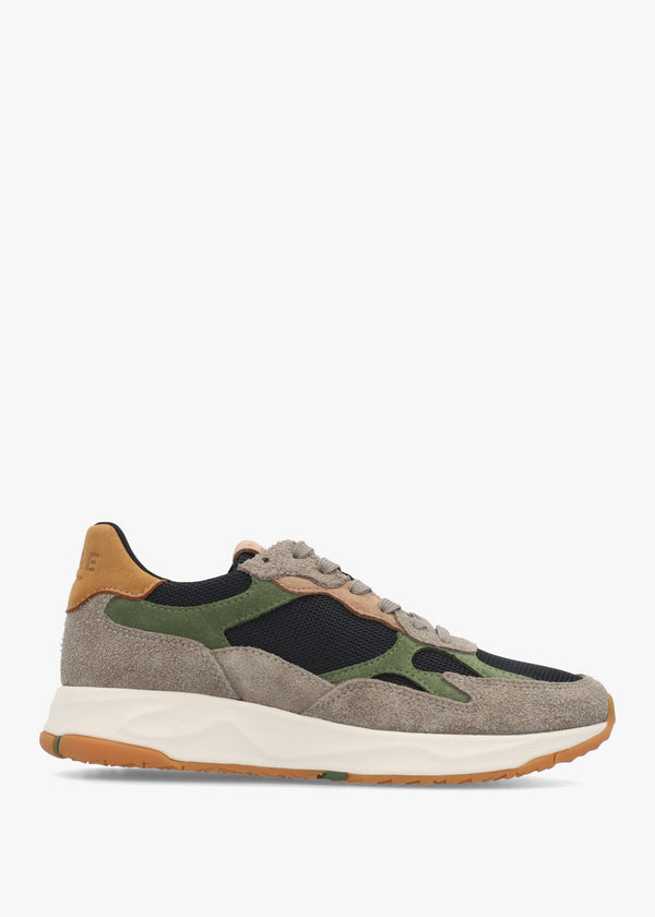 Clae Women's Zuma Fallen Rock Black Olive Suede Trainers