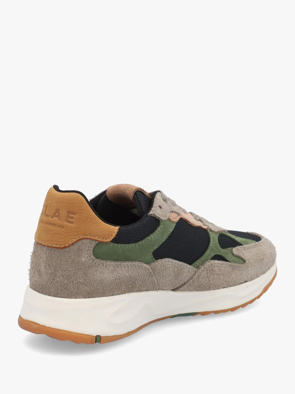 Clae Women's Zuma Fallen Rock Black Olive Suede Trainers