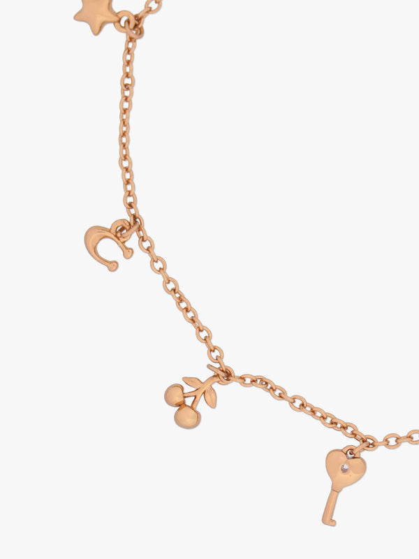 Mini Icons Gold Charm Bracelet