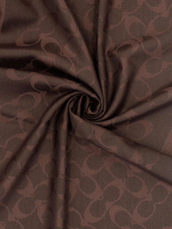 Bias Signature C Maple Wool Mix Oblong Scarf