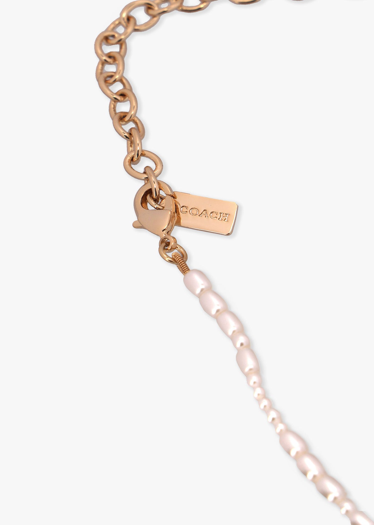 Pearl Bow Gold Choker Necklace