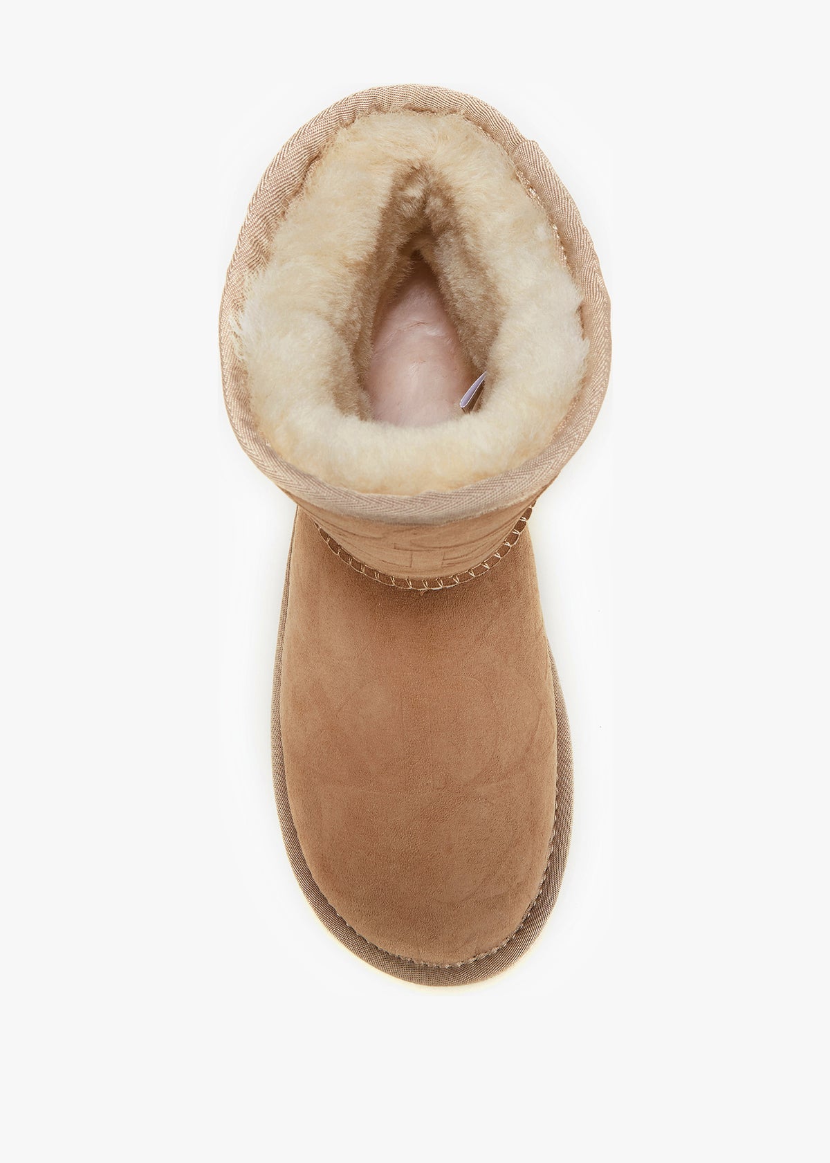 Australia Luxe Cosy X-Short Beige Double-Faced Sheepskin Ankle Boots
