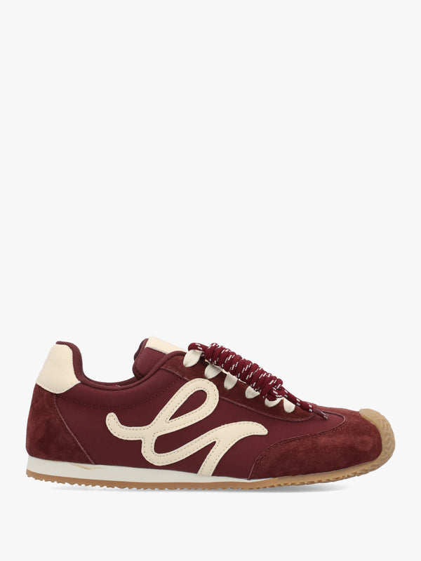 Daniel Action Ballet Burgundy Suede Trainers