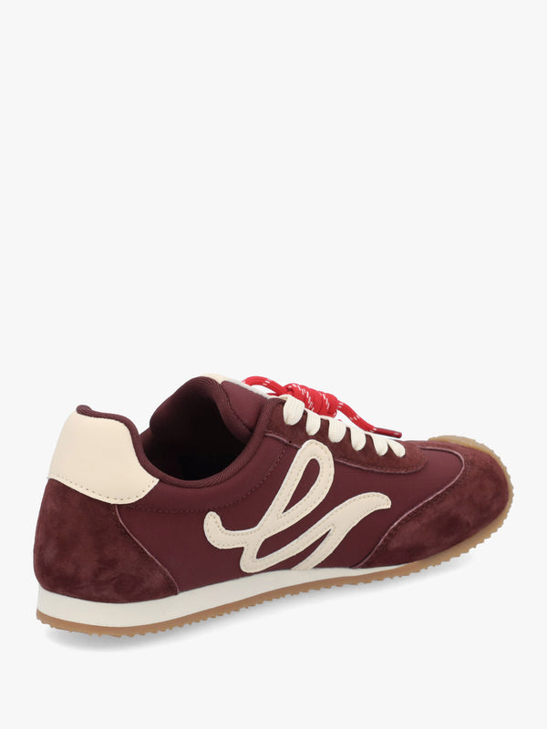 Daniel Action Ballet Burgundy Suede Trainers