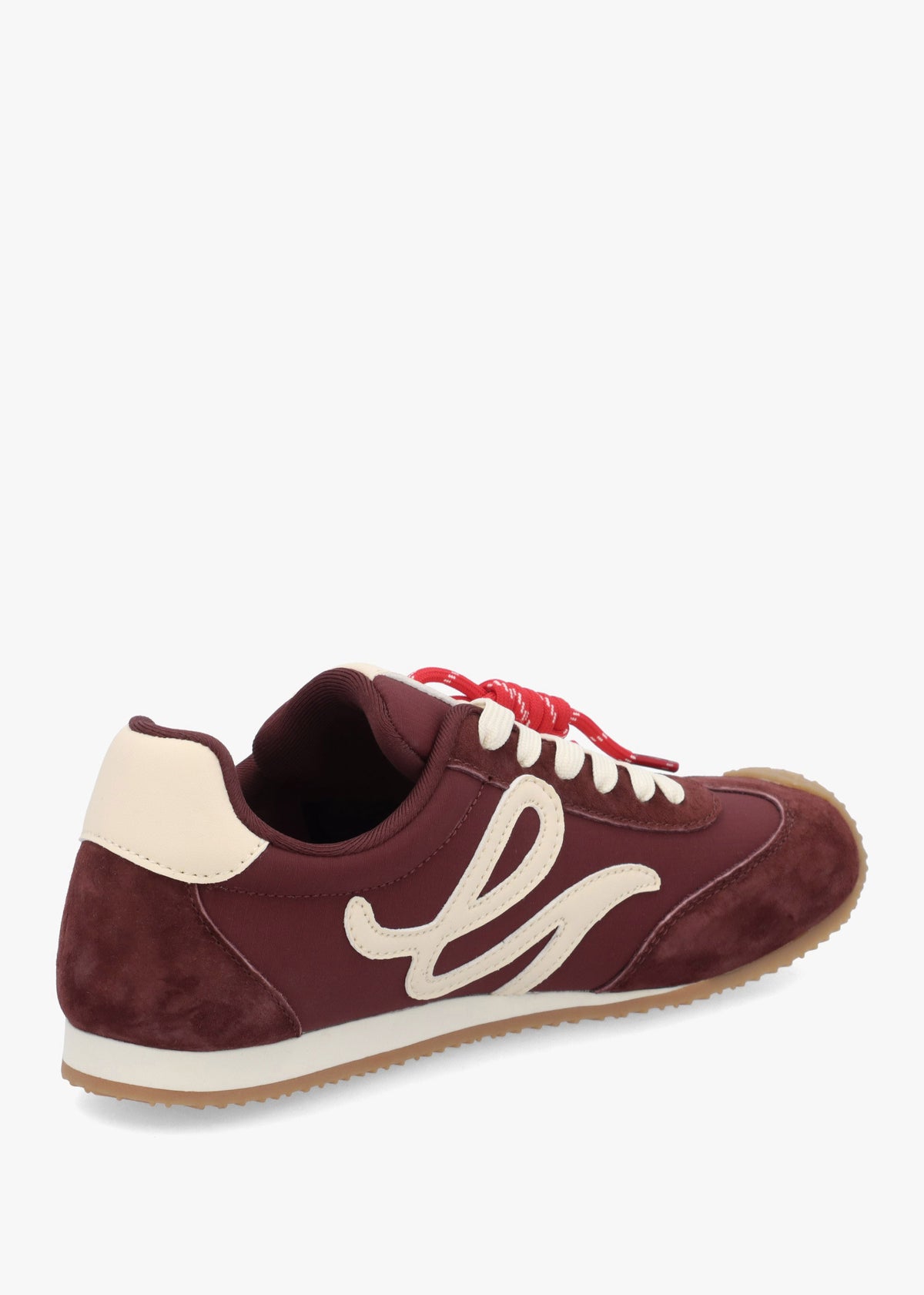 Daniel Action Ballet Burgundy Suede Trainers