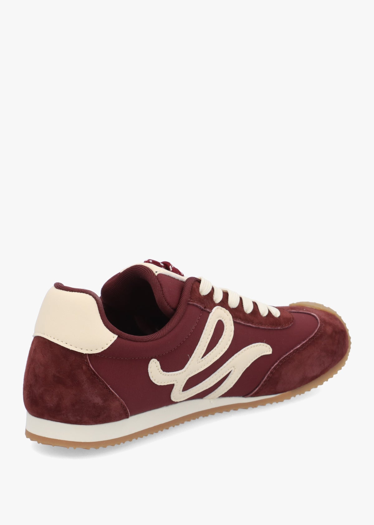Daniel Action Ballet Burgundy Suede Trainers