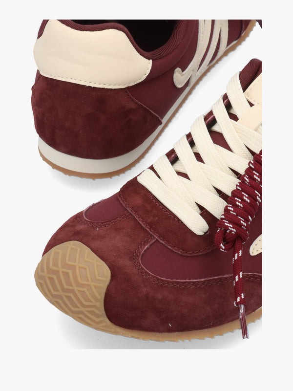 Action Ballet Burgundy Suede Trainers