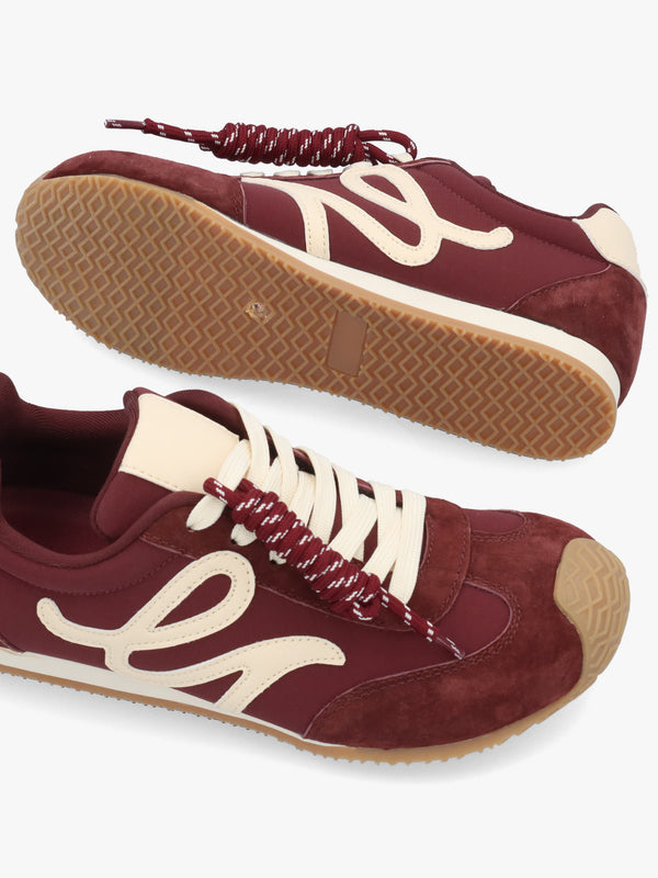 Daniel Action Ballet Burgundy Suede Trainers
