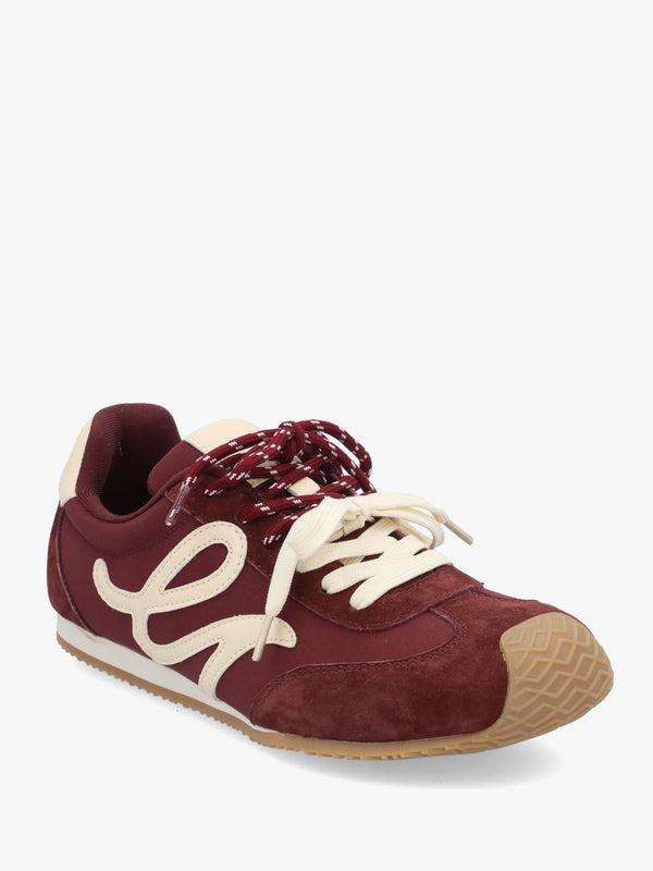 Daniel Action Ballet Burgundy Suede Trainers