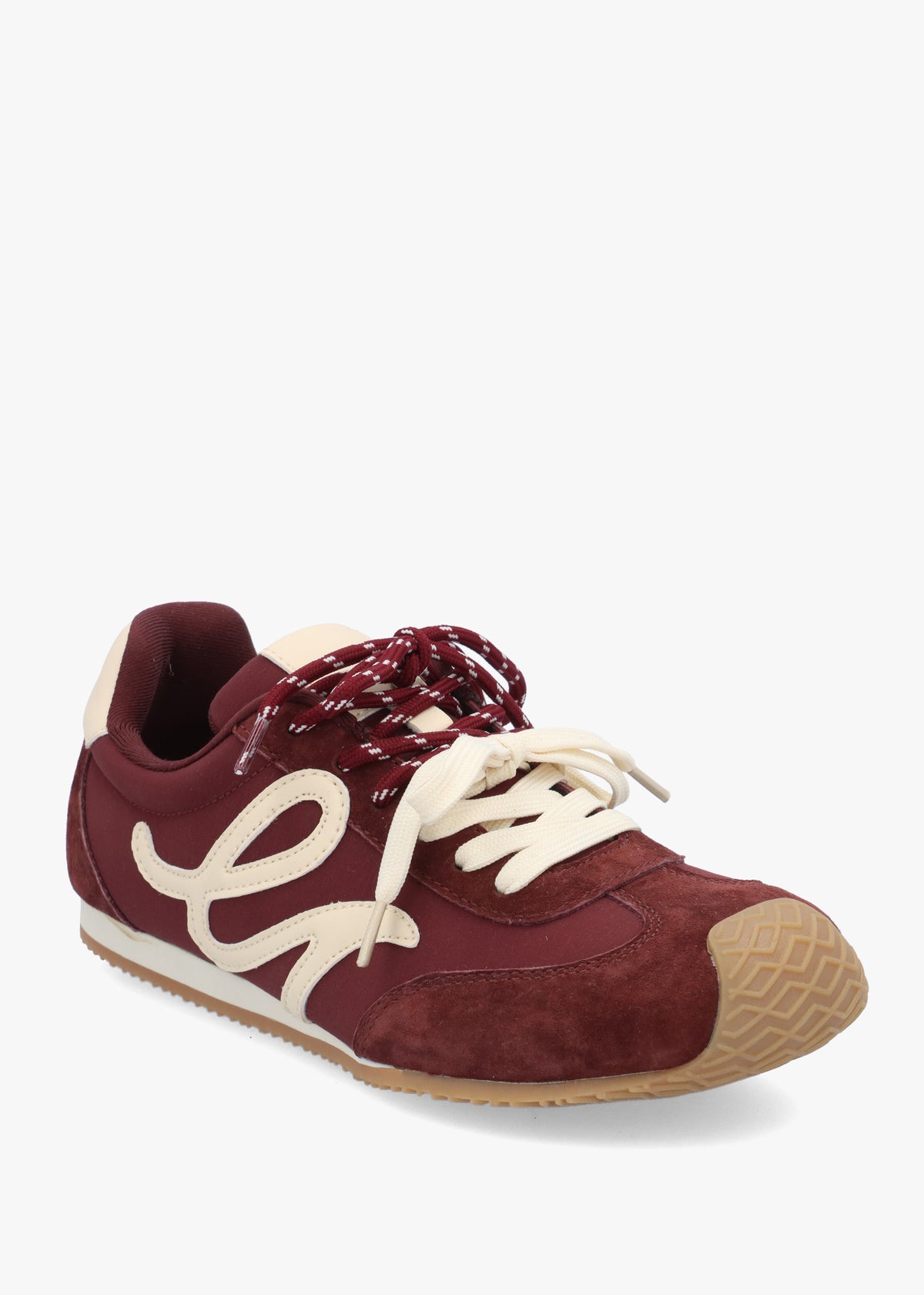 Daniel Action Ballet Burgundy Suede Trainers