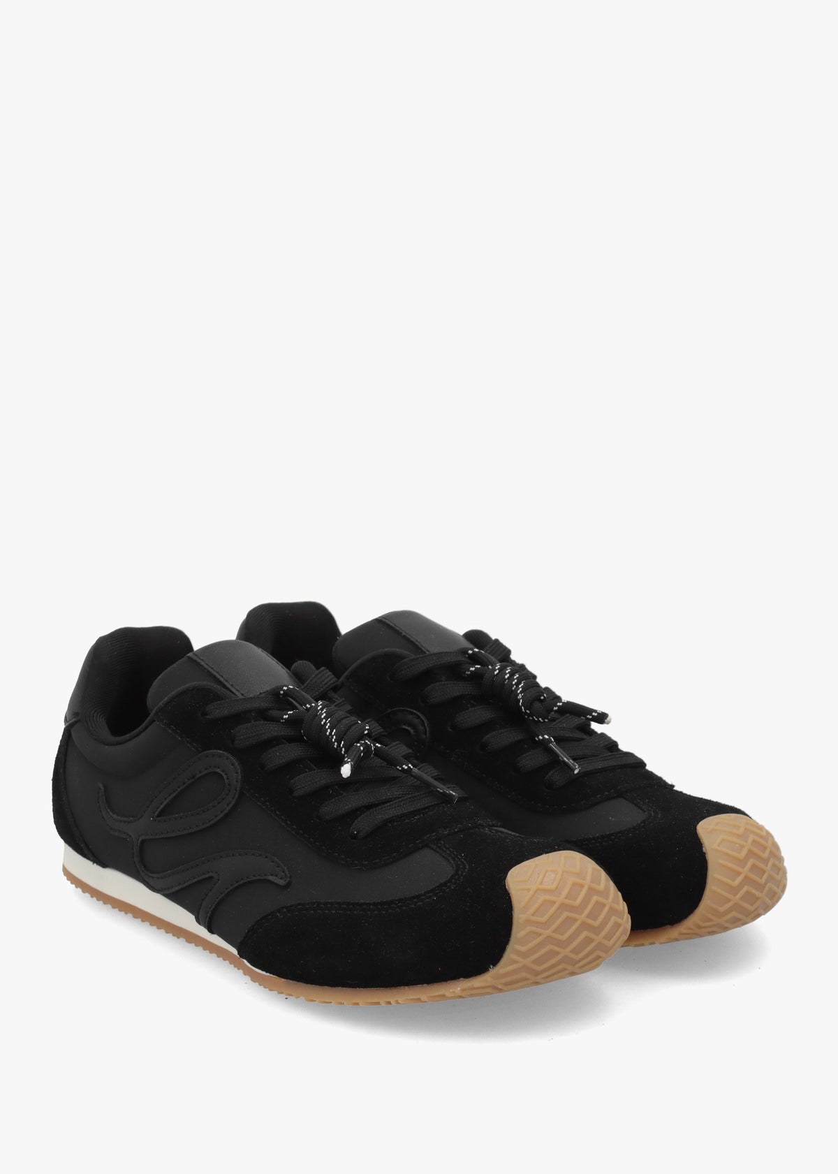 Action Ballet Black Suede Trainers