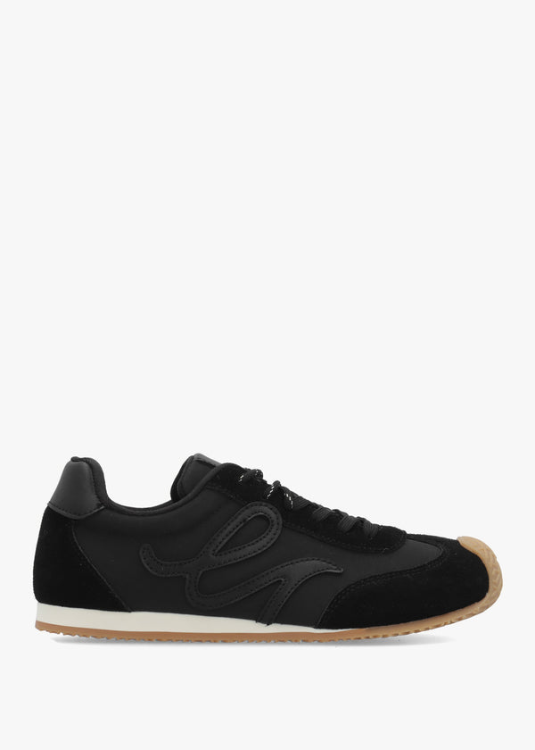Action Ballet Black Suede Trainers