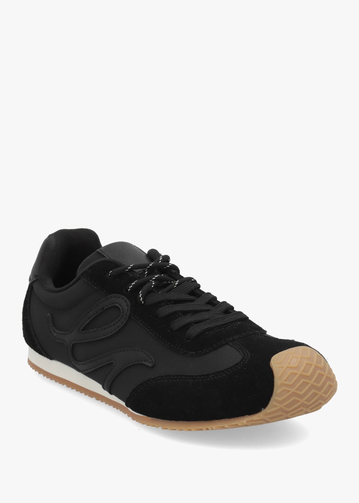 Action Ballet Black Suede Trainers