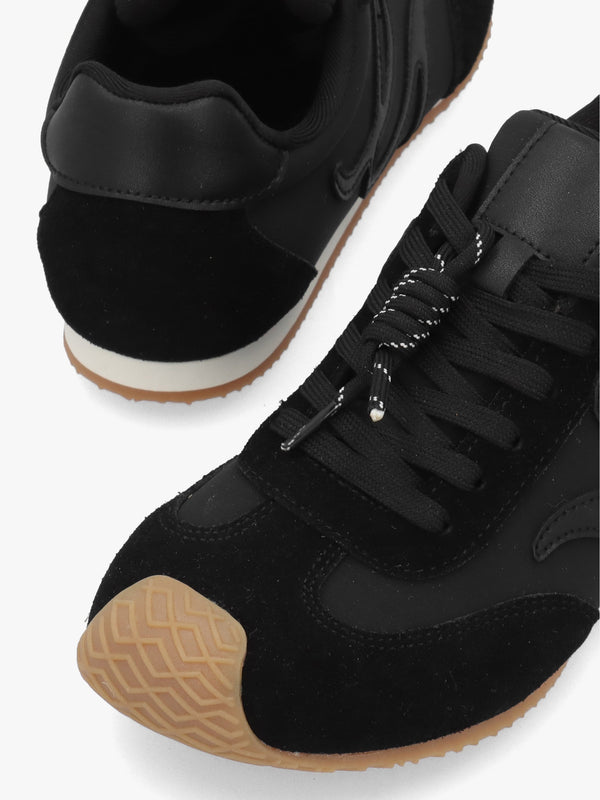 Action Ballet Black Suede Trainers