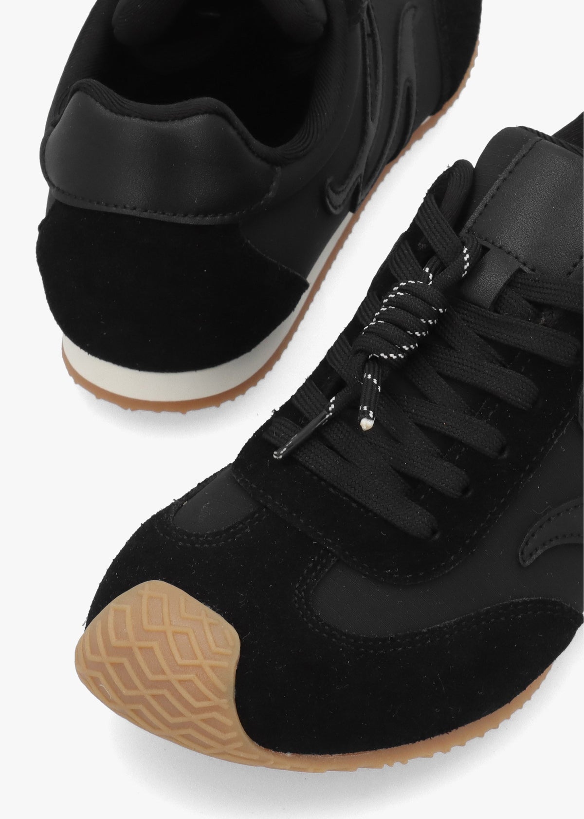 Action Ballet Black Suede Trainers