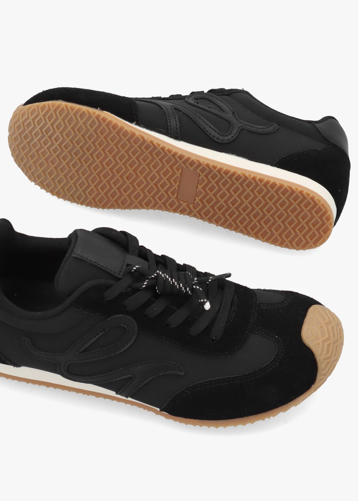 Action Ballet Black Suede Trainers