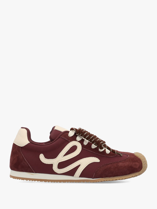 Daniel Action Ballet Burgundy Suede Trainers