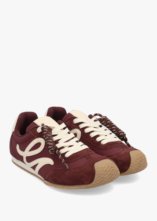 Daniel Action Ballet Burgundy Suede Trainers