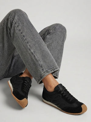 Action Ballet Black Suede Trainers