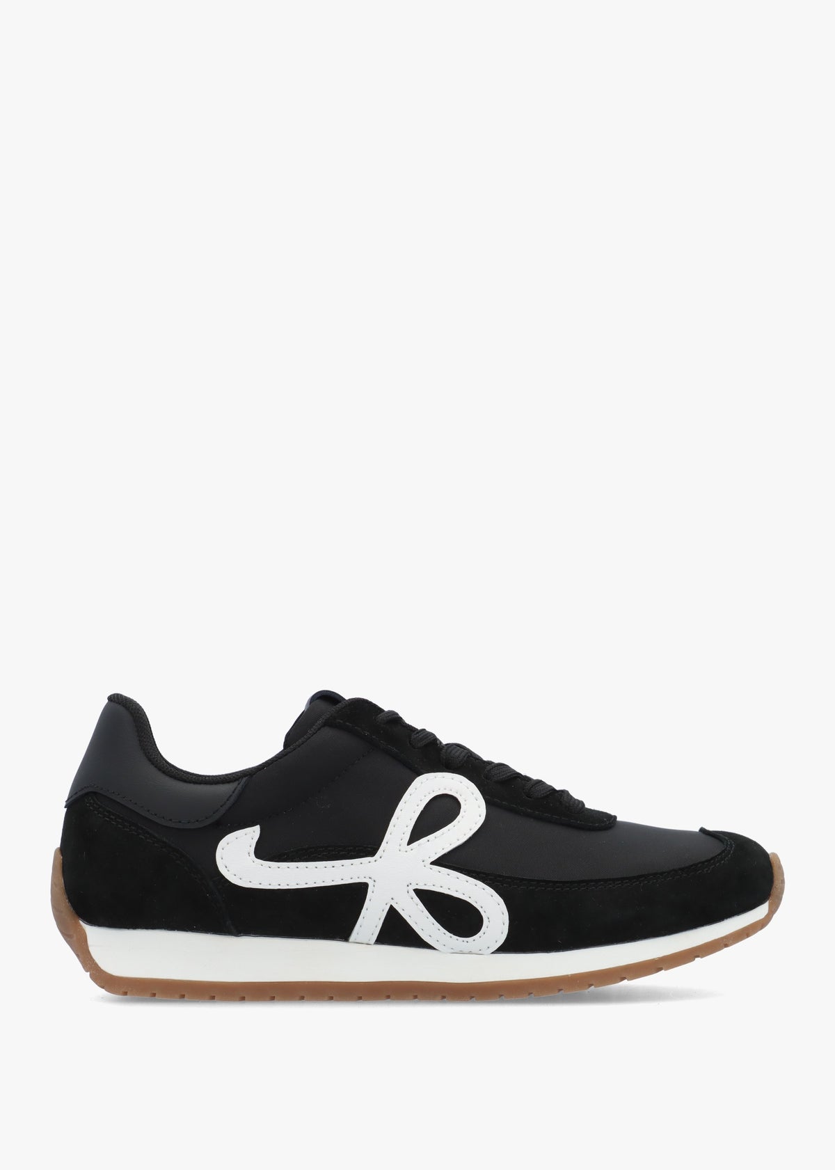Daniel Action Black Suede Mix Trainers