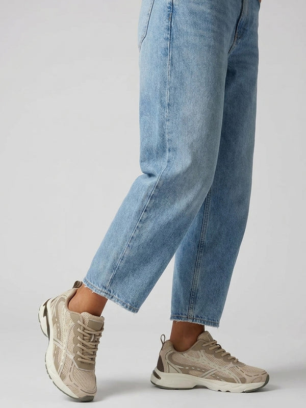 Daniel Admire Taupe Sporty Lace Up Trainers