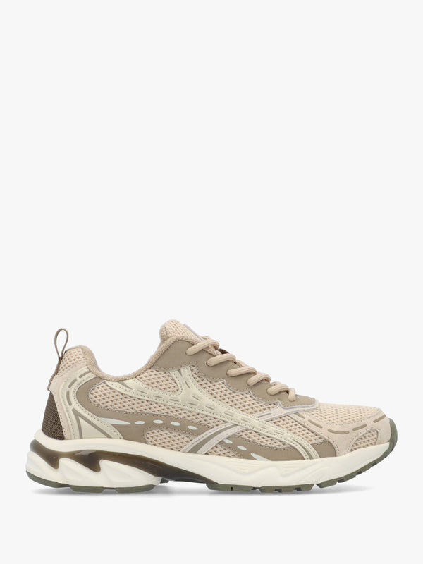 Daniel Admire Taupe Sporty Lace Up Trainers