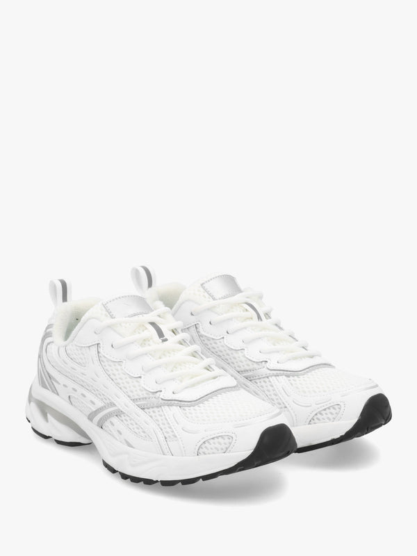 Admire White Sporty Lace Up Trainers