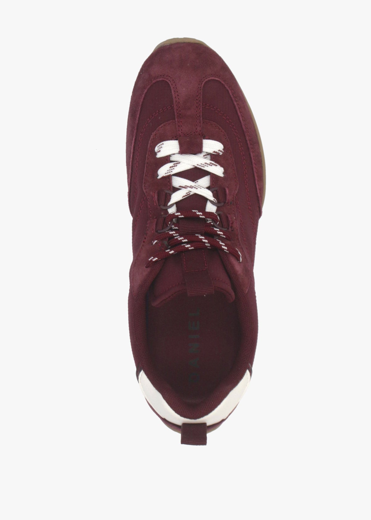 Amaze Burgundy Suede Low Profile Trainers