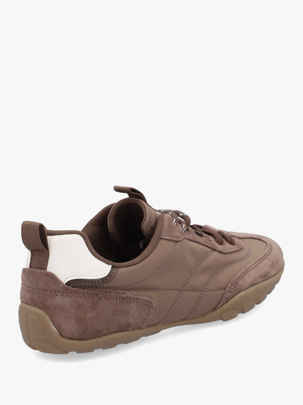 Daniel Amaze Taupe Suede Low Profile Trainers