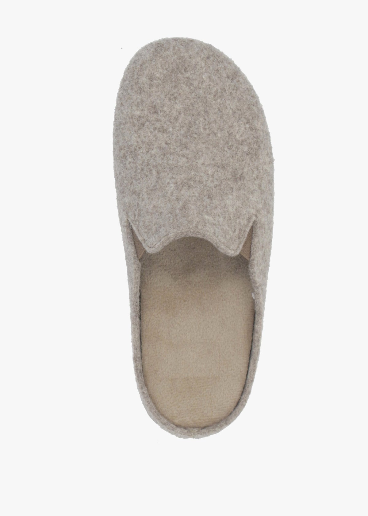 Helter Brown Wool Mule Slippers